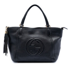 Pre-Loved Gucci Small Calfskin Soho Cellarius Satchel